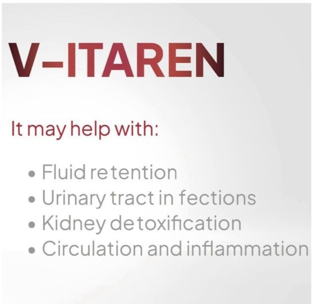 Vital Health V-ITAREN Dandelion, Moringa and Uva Ursi |
