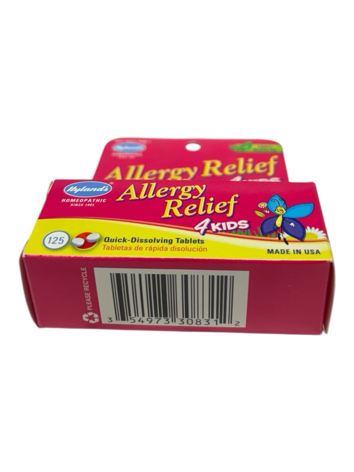 Hylands Allergy Relief 4 Kids 125 Quick Dissolving Tablets Made In USA Original
