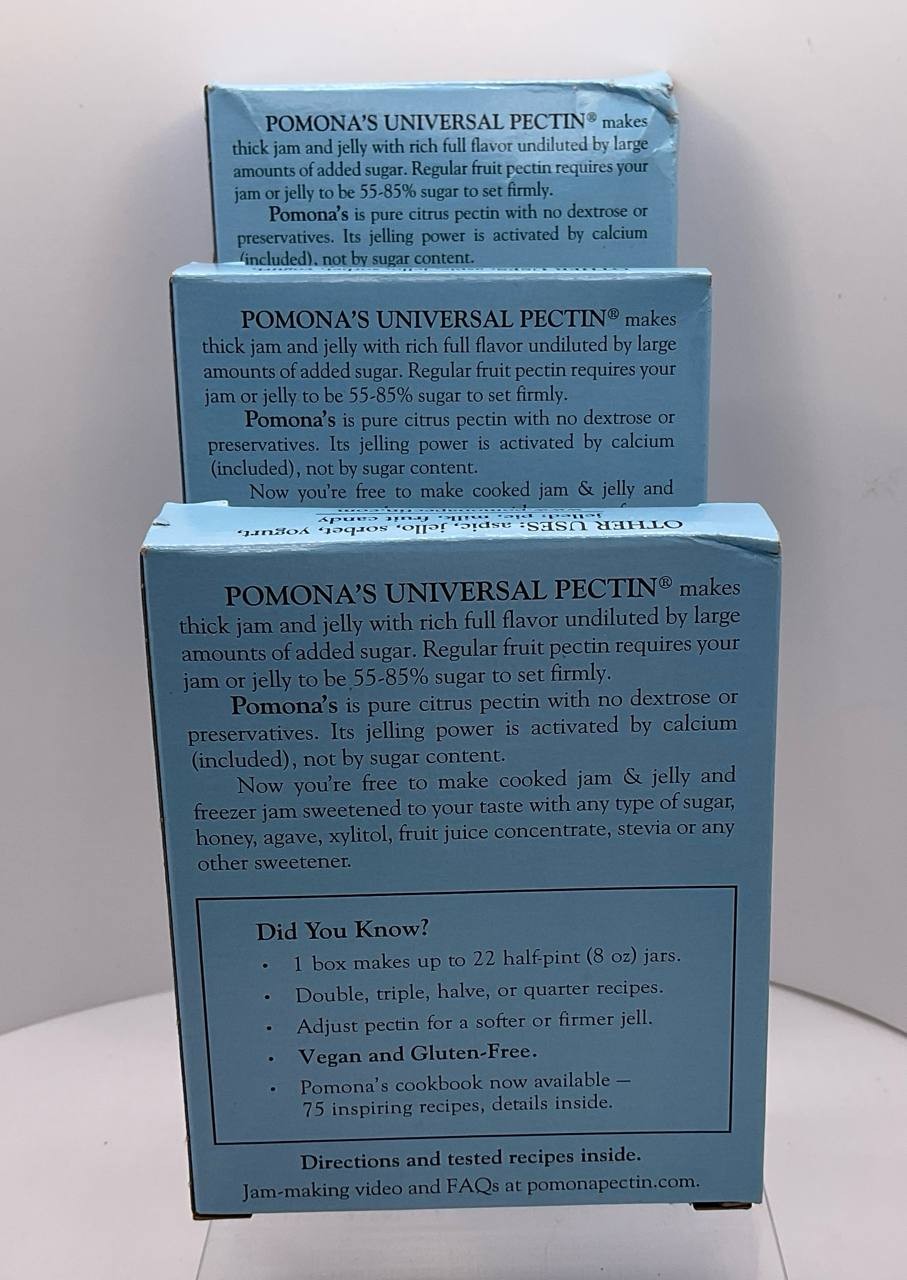 Pomona’s Universal Pectin 1.1oz No Sugar Preservatives Vegan Gluten-Free Lot of
