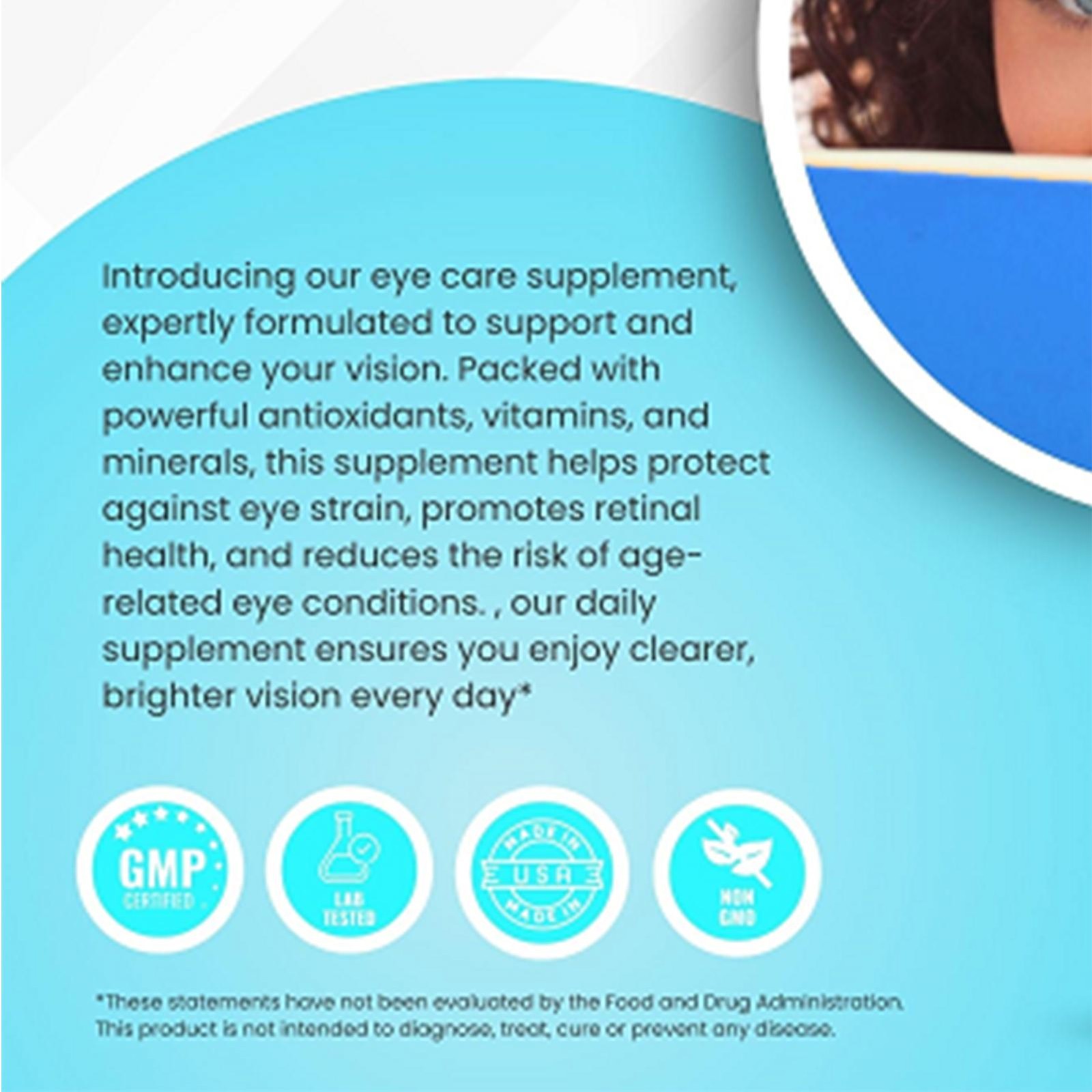 Vizinex Capsules, Premium Vision Support Formula for Eye Health Pills