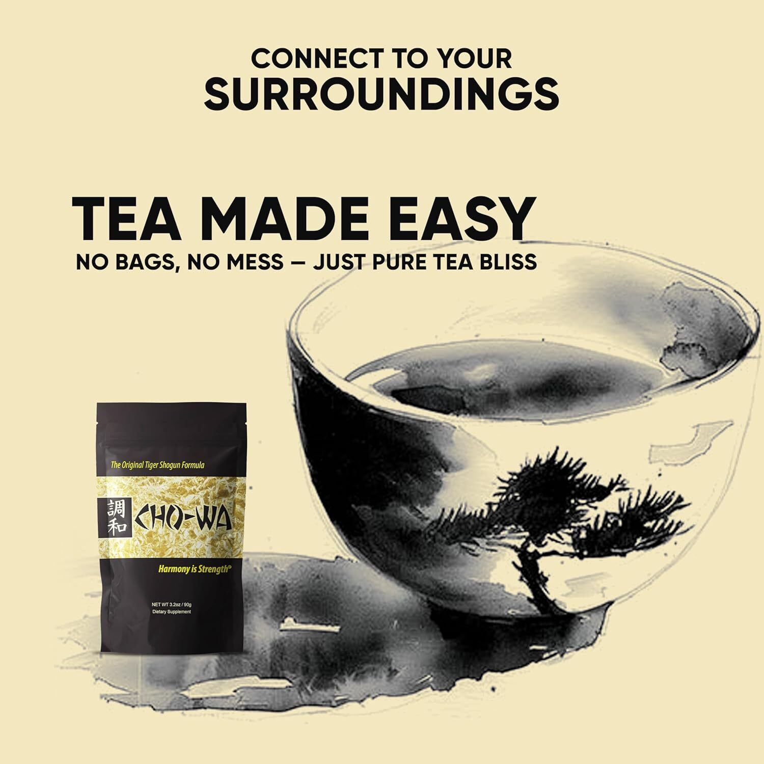 CHO-WA Herbal Tea Original Tiger Shogun Formula Dietary Supplement Chowa