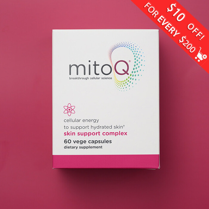 MitoQ Skin Support Derma+Hydrate 60 Capusles FREE SHIPPING From New Zealand