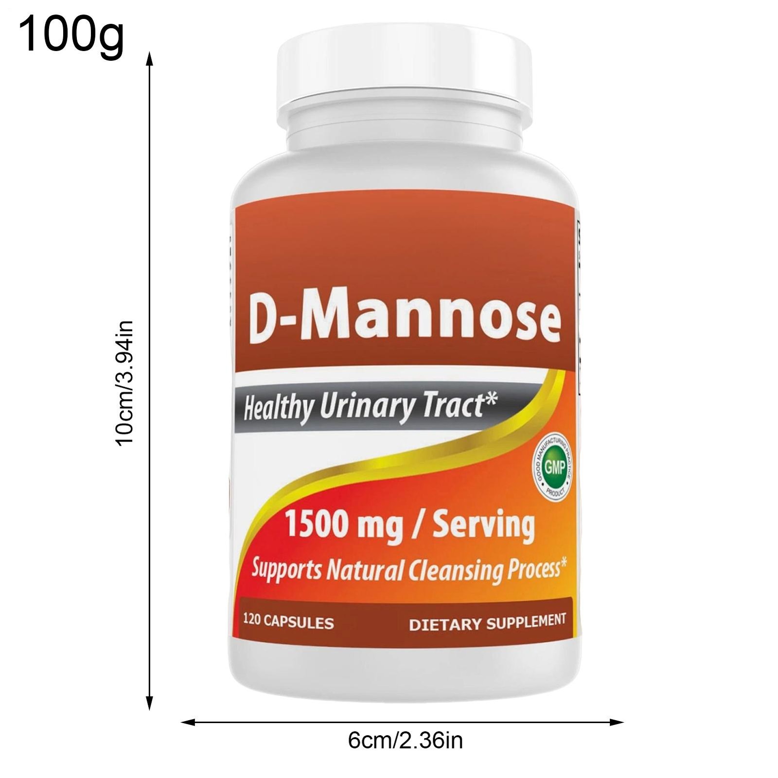 Best Naturals D-Mannose 1500 Mg 120 Capsules