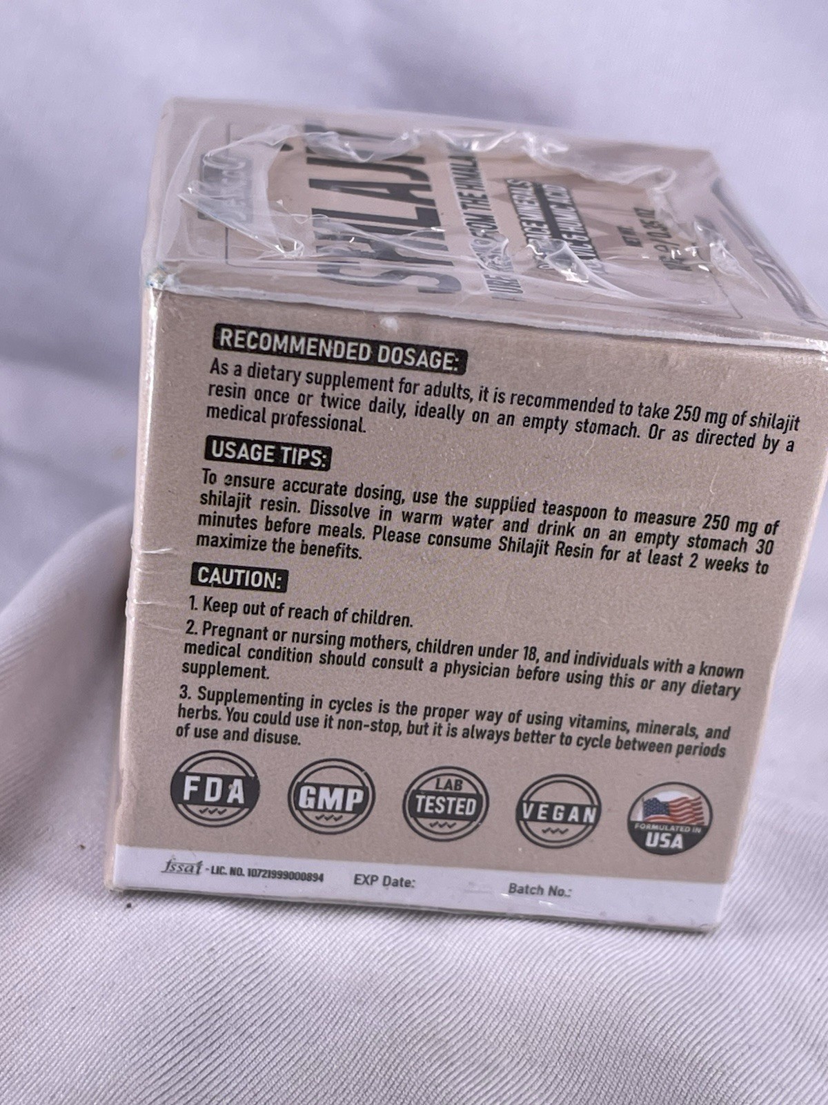 Dedicad Shilajit 20 G Resin from The Himalayas 0.71 OzJar EXP 09/26