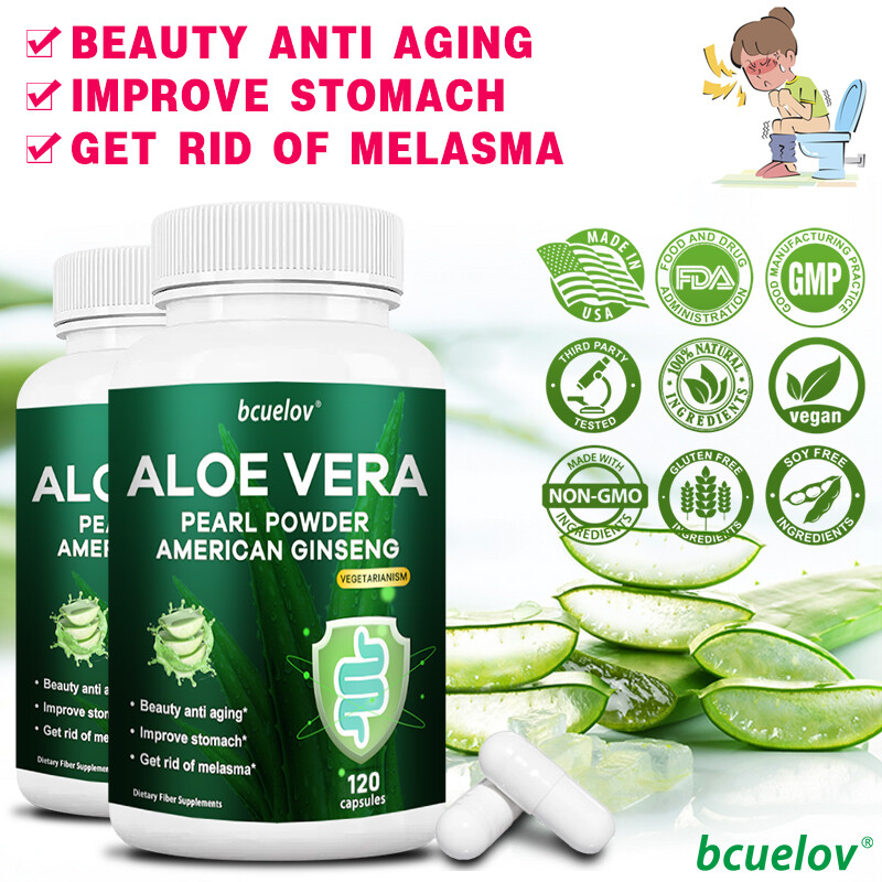 Aloe Vera Pearl Powder American Ginseng Digestive Support Improves Stomach New
