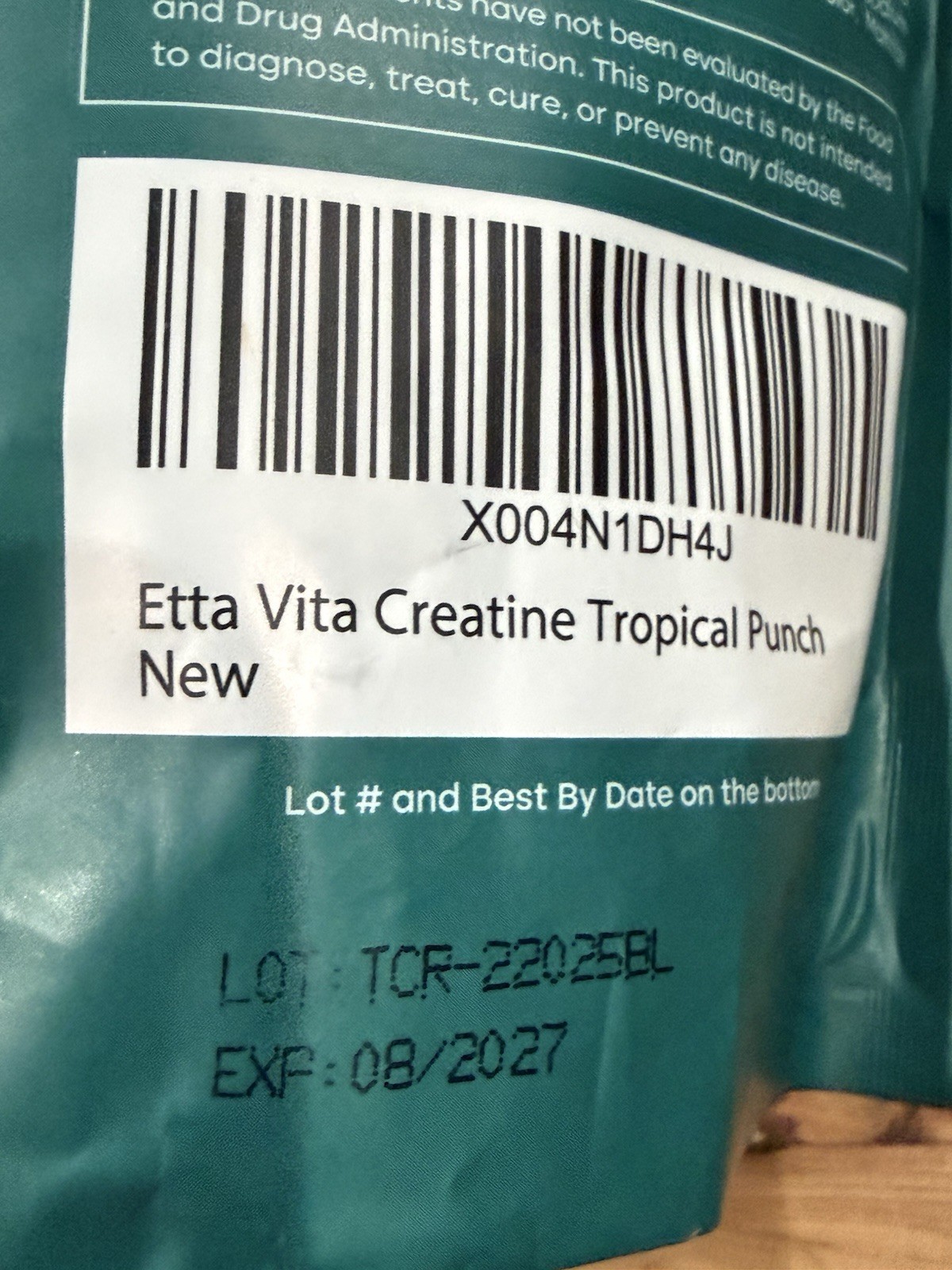 Etta Vita Sugar Free Creatine Taurine Pro Endurance 150 Gummies 8/2027