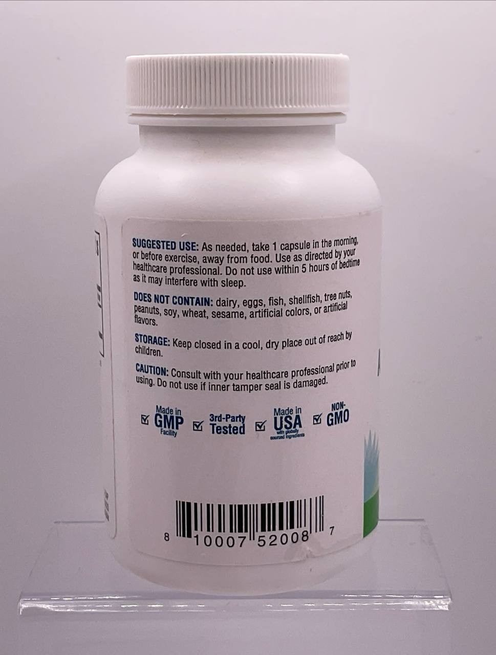 Seeking Health Acetyl-L-Carnitine 500mg 90 Vegetarian Capsules Non-GMO