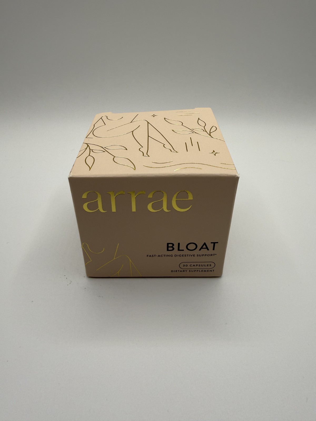 Arrae Bloat Dietary Supplement Fast-Acting Digestive Support, 30 Capsules – New