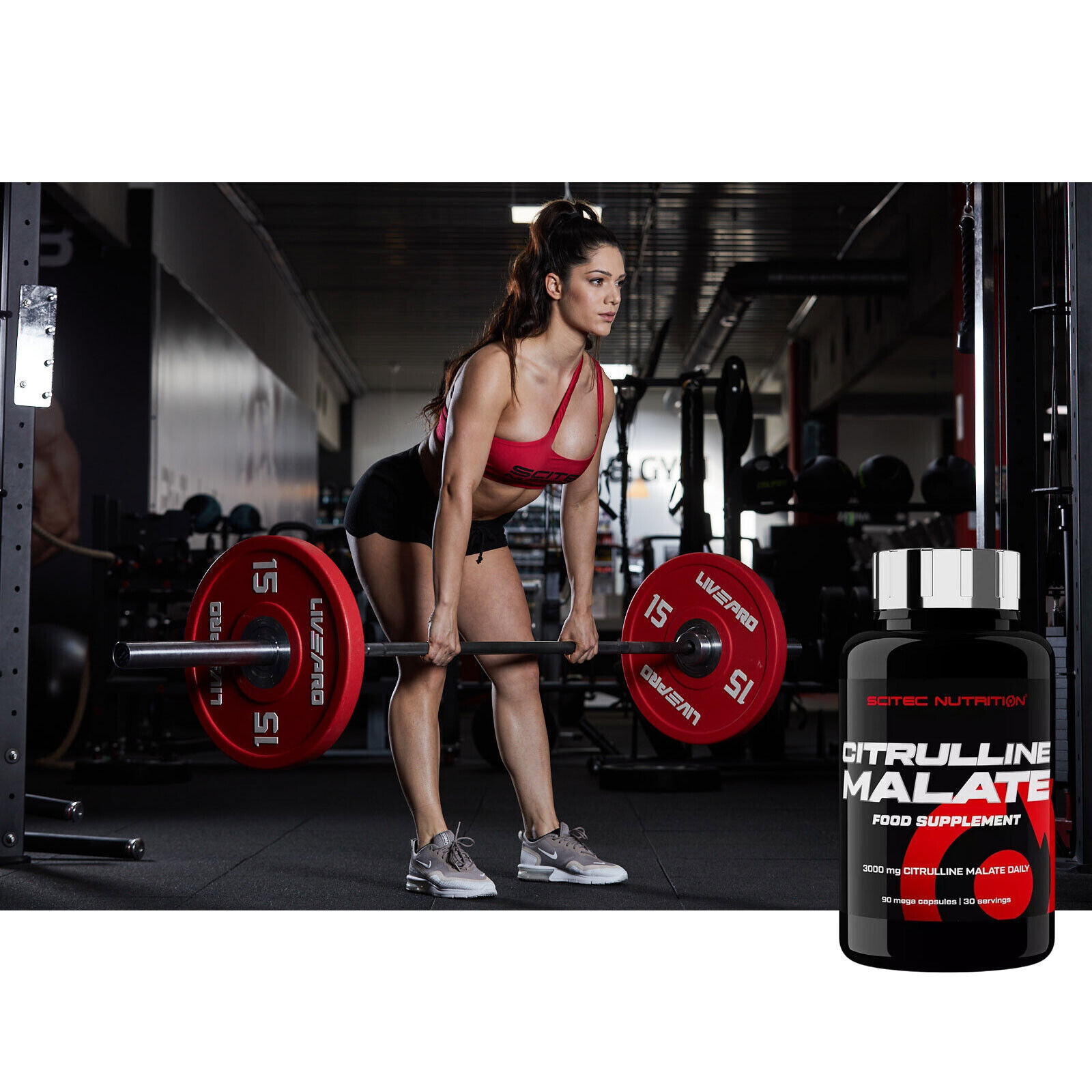 CITRULLINE MALATE – 90 Capsules – Improved Endurance, Performance, Post-Workout