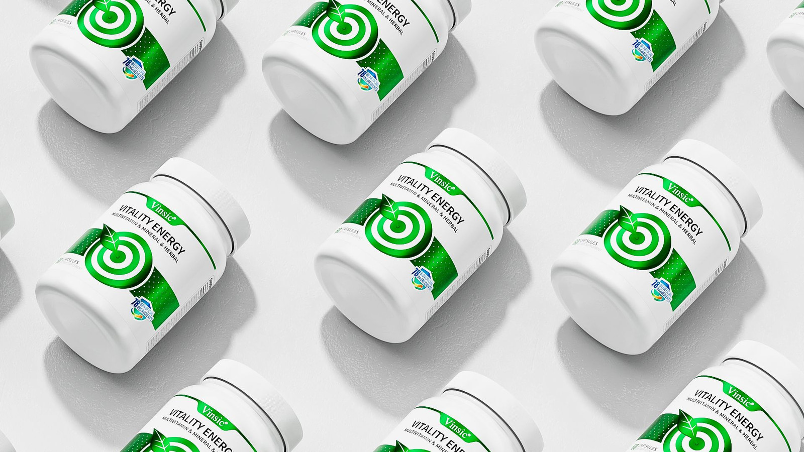 Vinsic Vitality 60 Capsules – Features Reishi, Vitamins & Antioxidant Blends