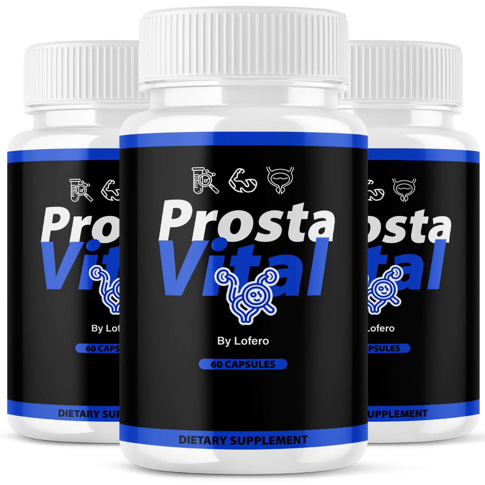 (3 Pack) ProstaVital Supplement, Prosta Vital Pills Advanced Formula (180ct)