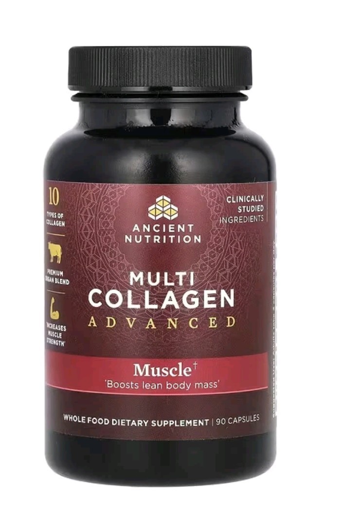 Ancient Nutrition Multi Collagen Muscle Support 90 Capsules
