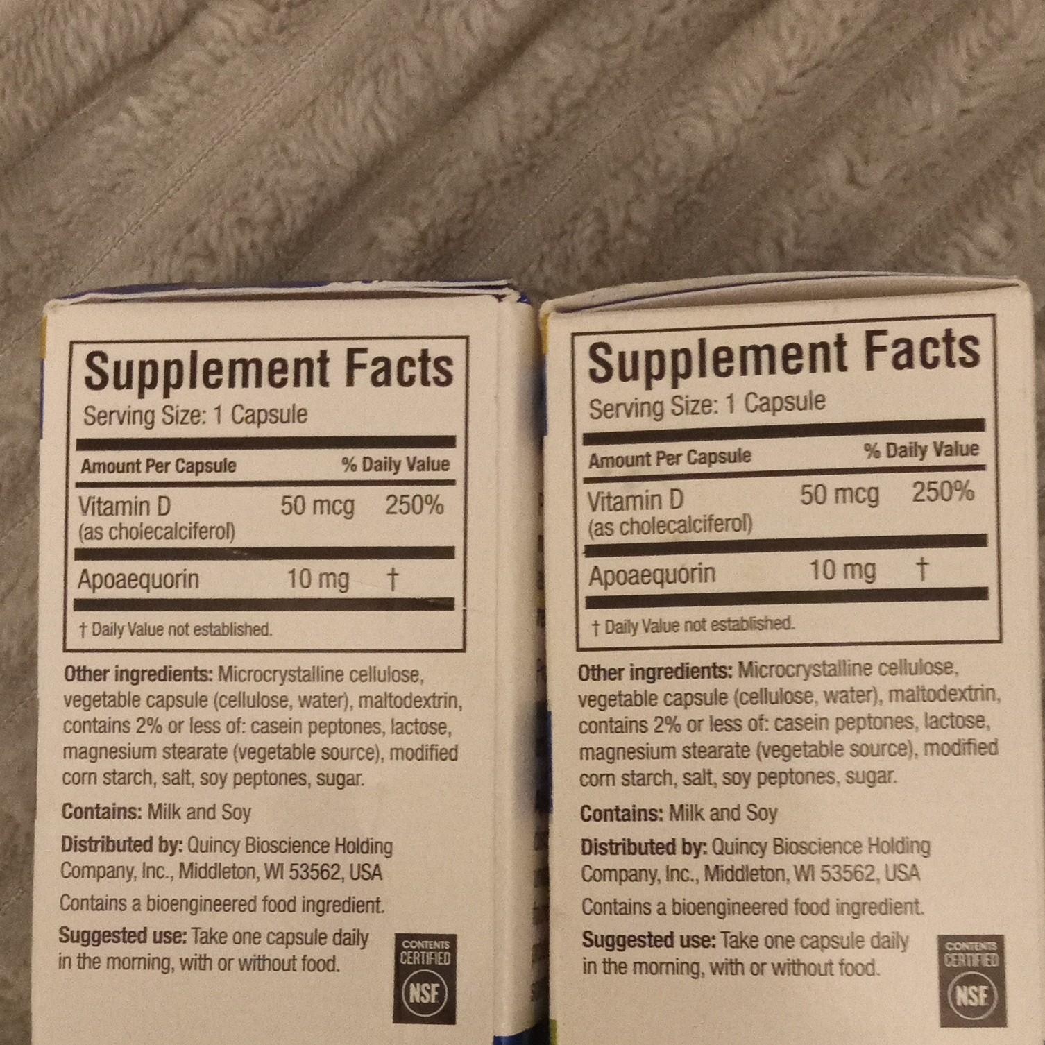 Prevagen Regular Strength 30 Capsules 10mg Lot Of 2