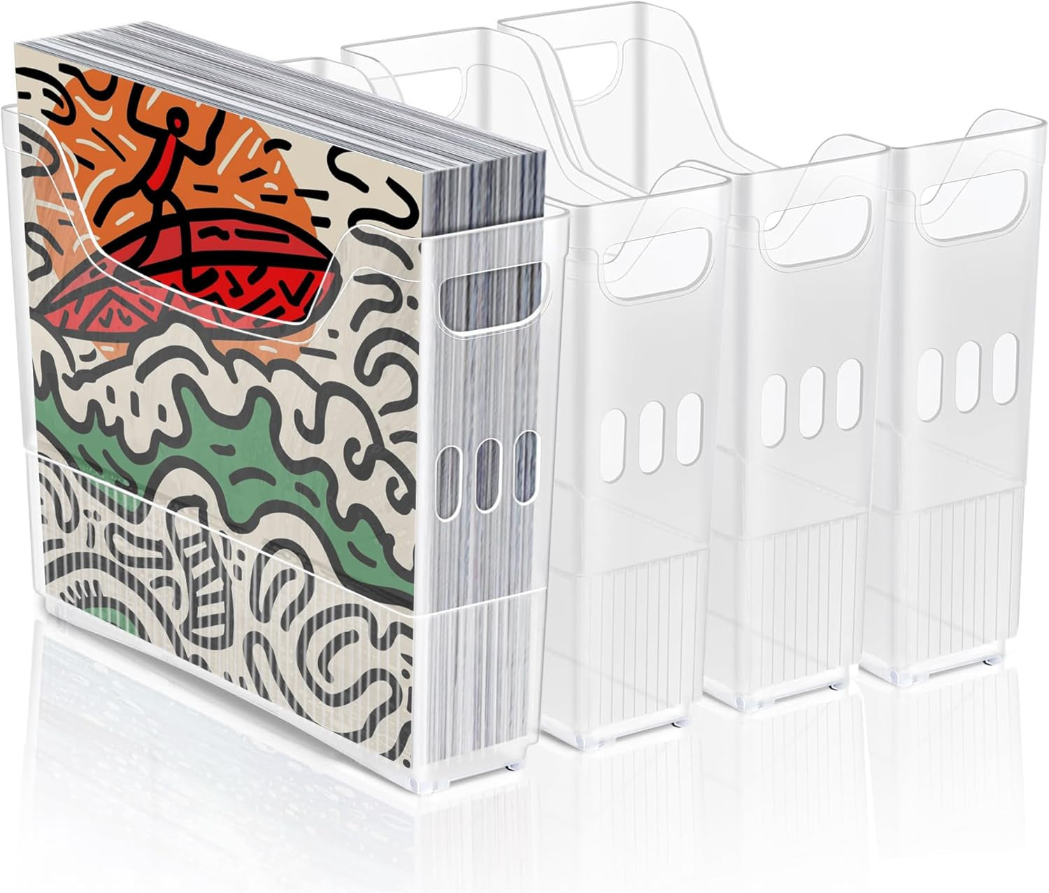 4PCS 12X12 Paper Storage, Scrapbook Paper Storage, 12X12 Paper Storage Organizer