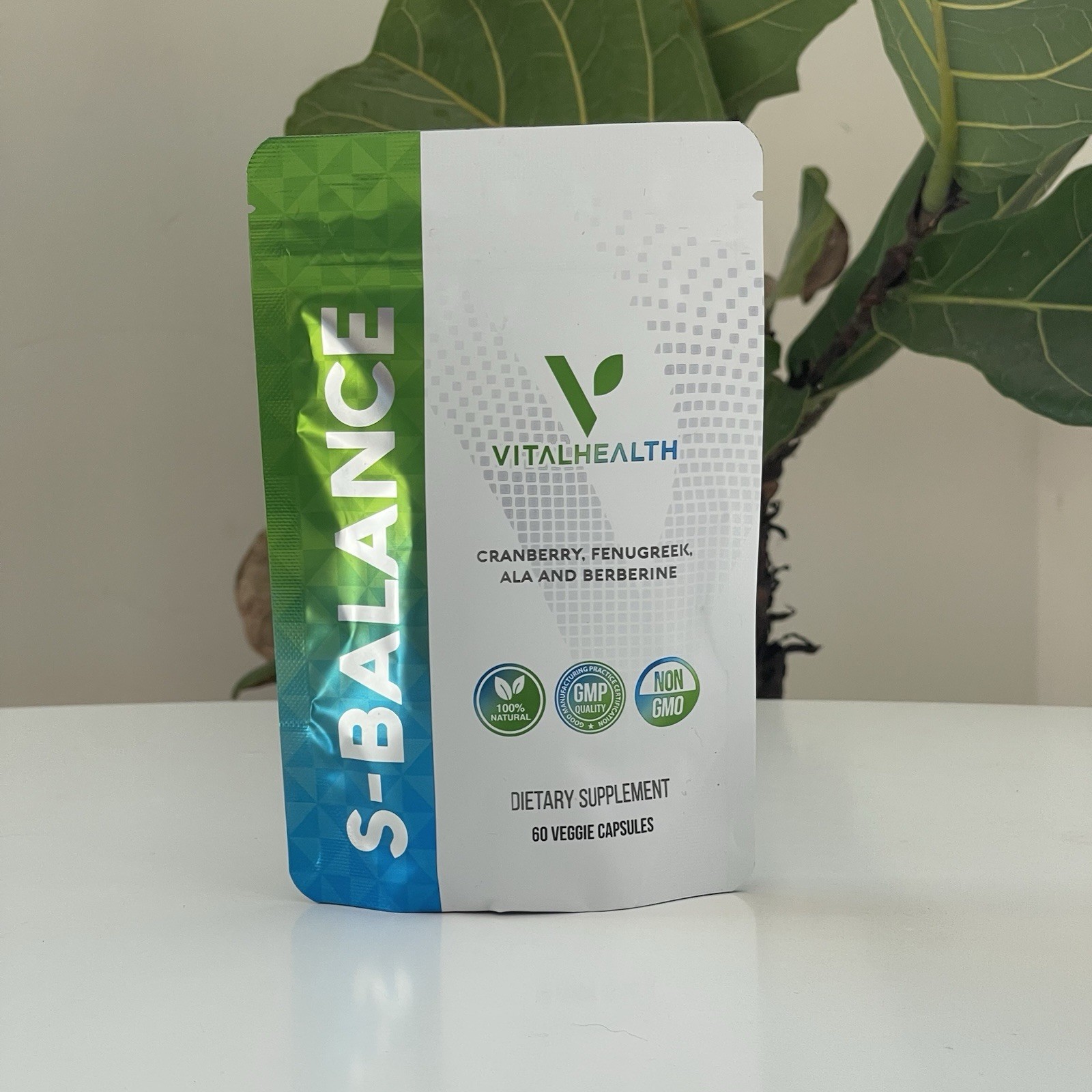 VitalHealth S-Balance 60 Veggie Capsules – New! Vital Health! Exp 10/2027.Sealed