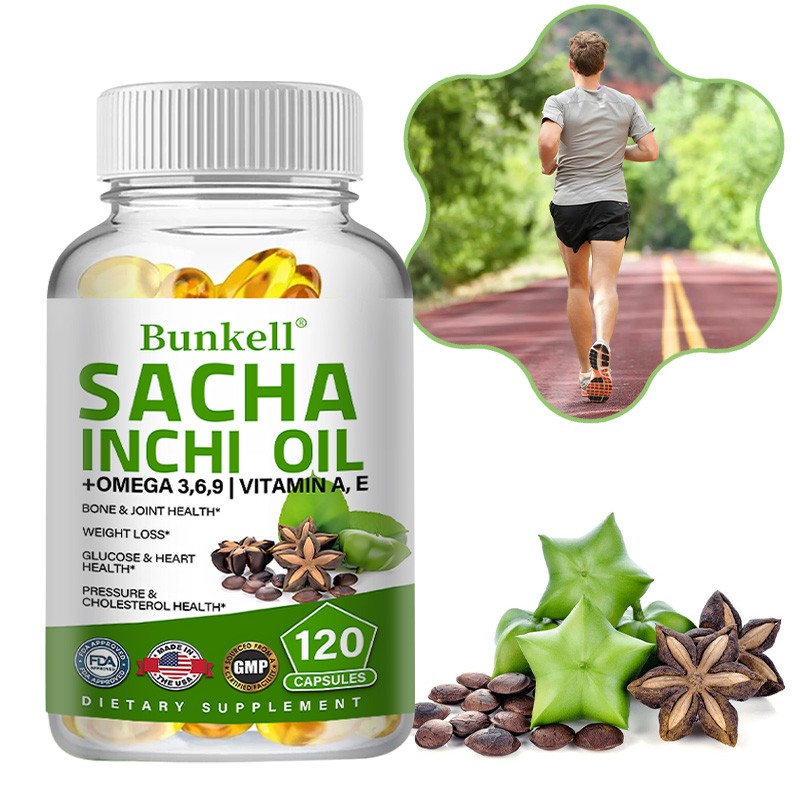 Sacha Inchi Oil Capsules Organic Dietary supplements Antioxidant – 120 Capsules
