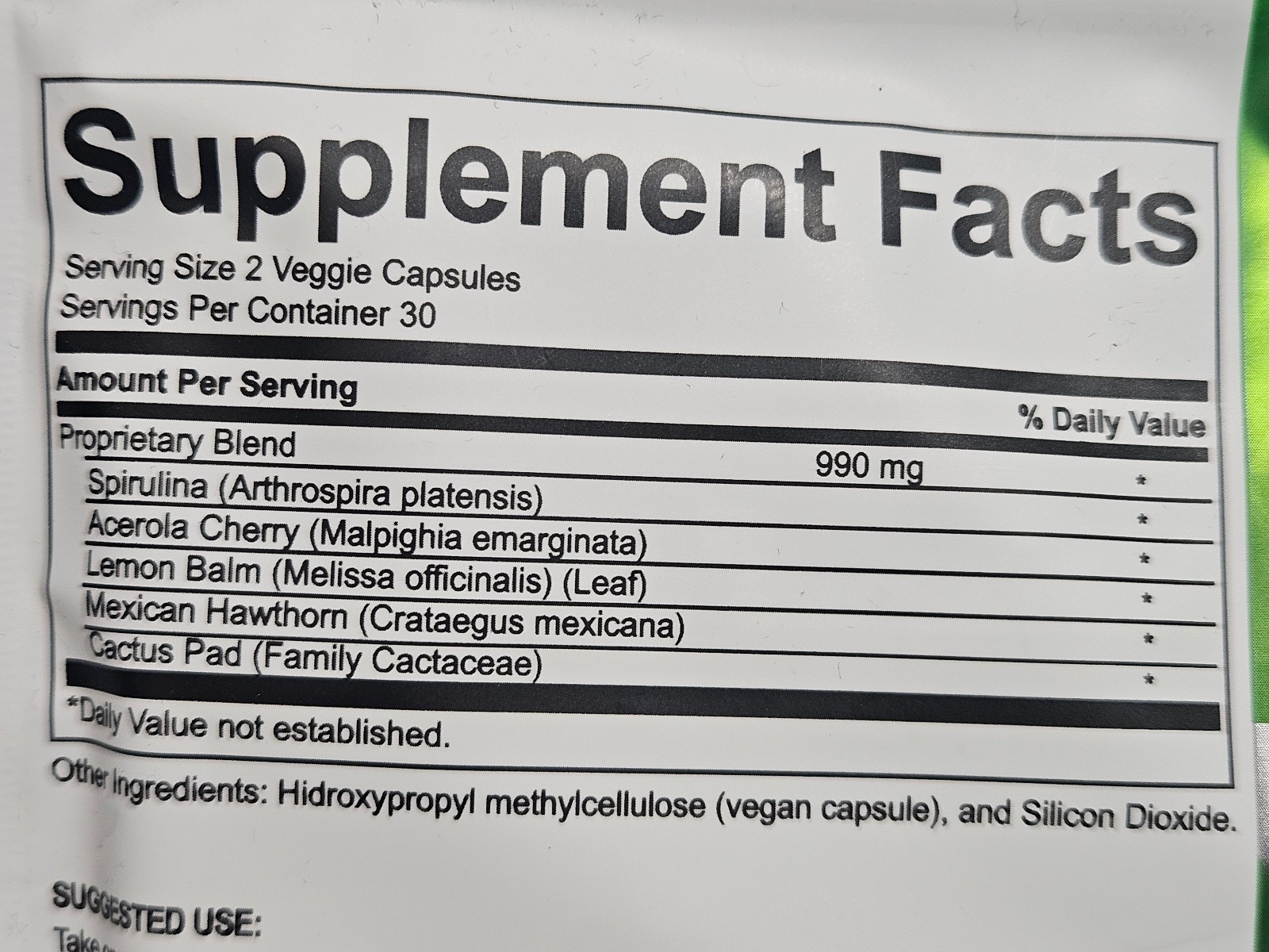 VitalHealth V-Control 60 Veggie Capsules – New & Sealed! Exp 6/2027