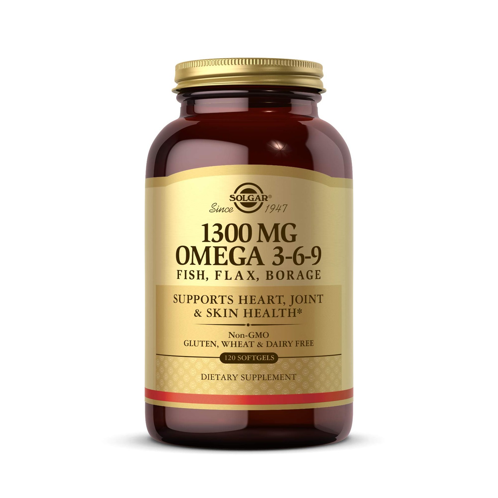 Solgar 1300 Mg Omega 3-6-9 120 – Oil – For – – Epa Dha Omega 3 – 40