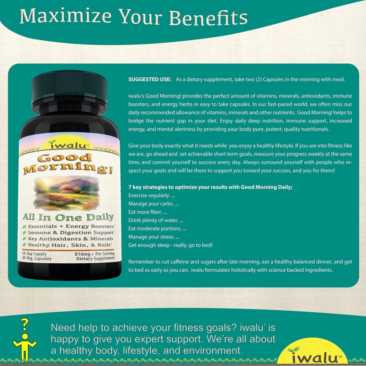 Best Vitamins That Aid In Weight Loss, IWALU (Official) *FAST FREE SHIPPING