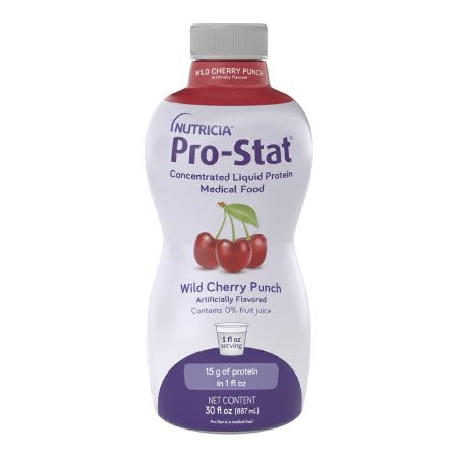 Pro-Stat Sugar-Free Protein Supplement Wild Cherry Punch 30 Oz. Bottle, 6 Count