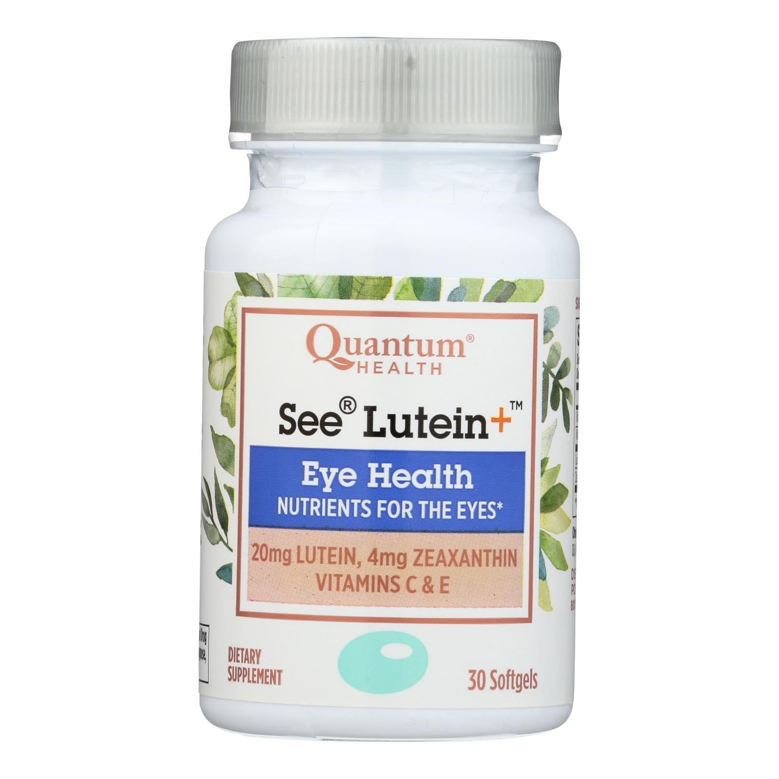 Quantum Research – See Lutein Eye Health – 1 Each – 30 Sgel