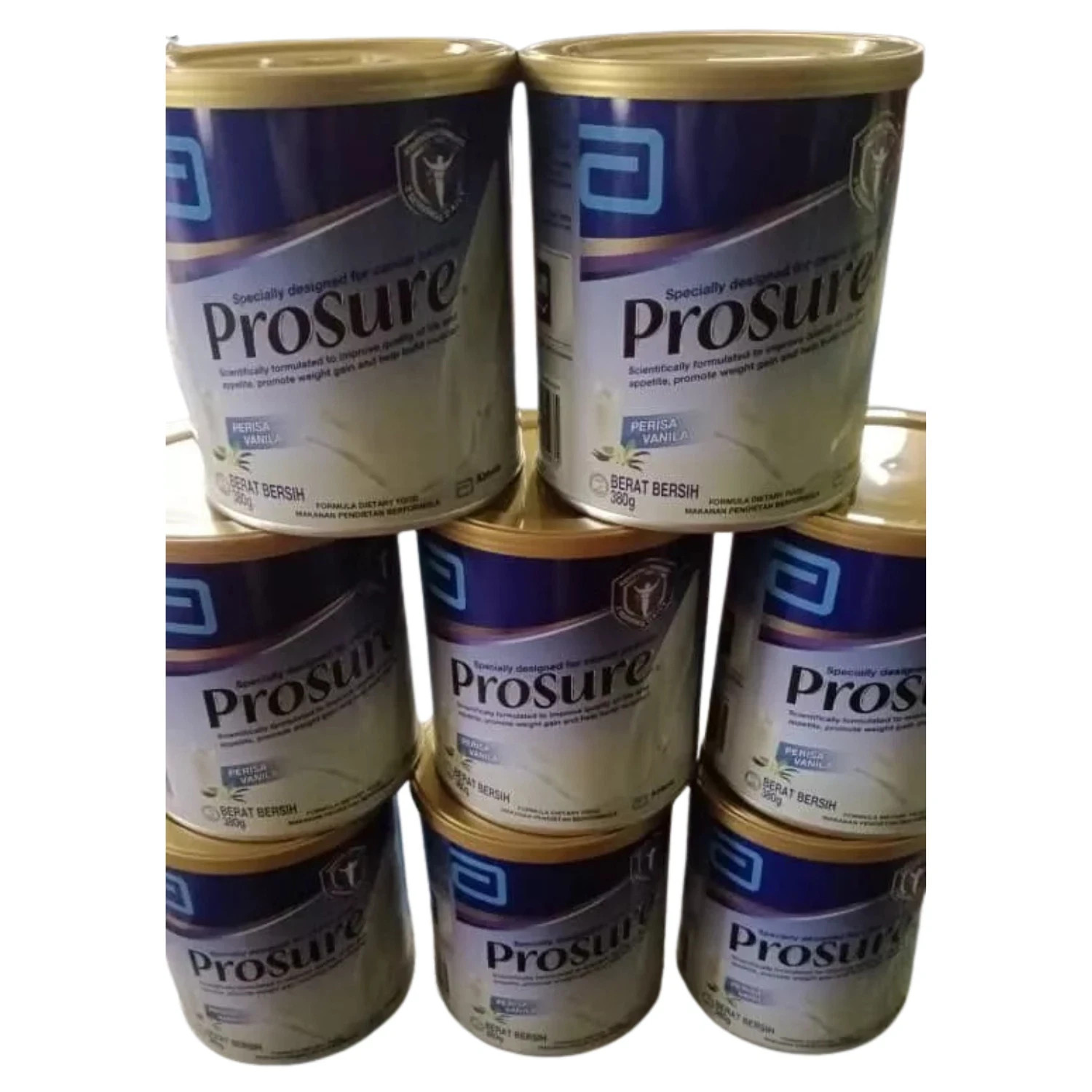 8 X Abbott Pro Sure Milk (High Protein, Prebiotic & EPA) 380g Express Shipp