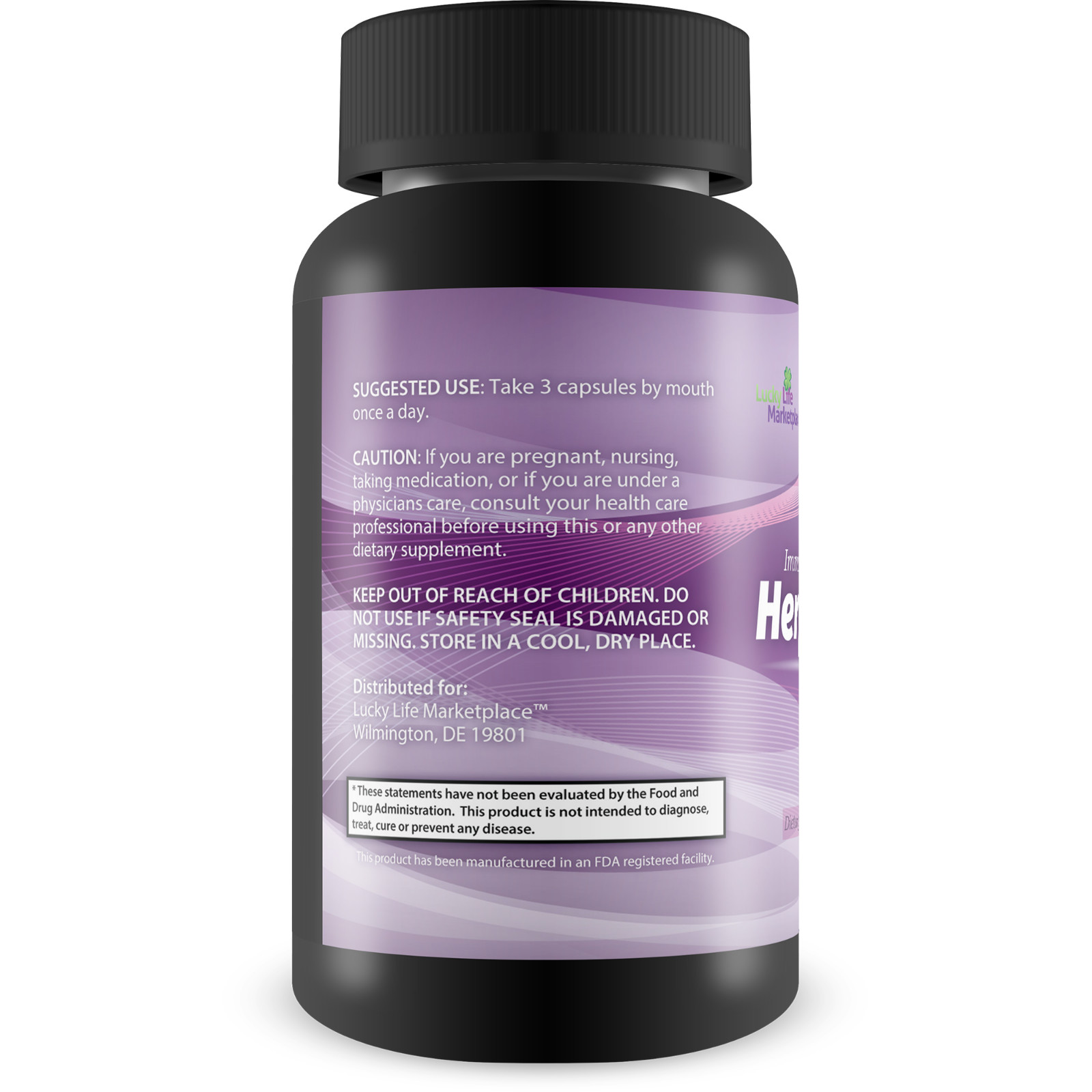 Immune Support Herpesyl Max – Over 900 MG of Vitamin C & Zinc Per Serving