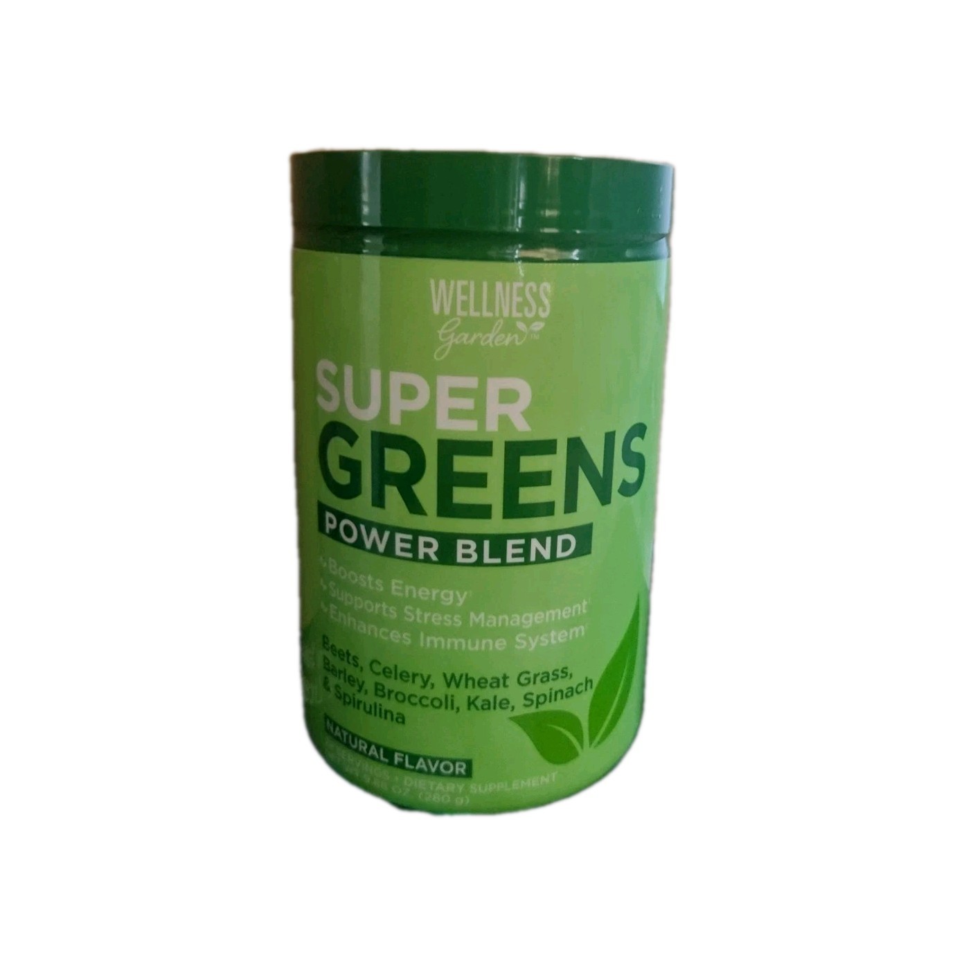 Wellness Garden Super Greens Power Blend Powder Drink Mix 9.88 oz. 12/2027