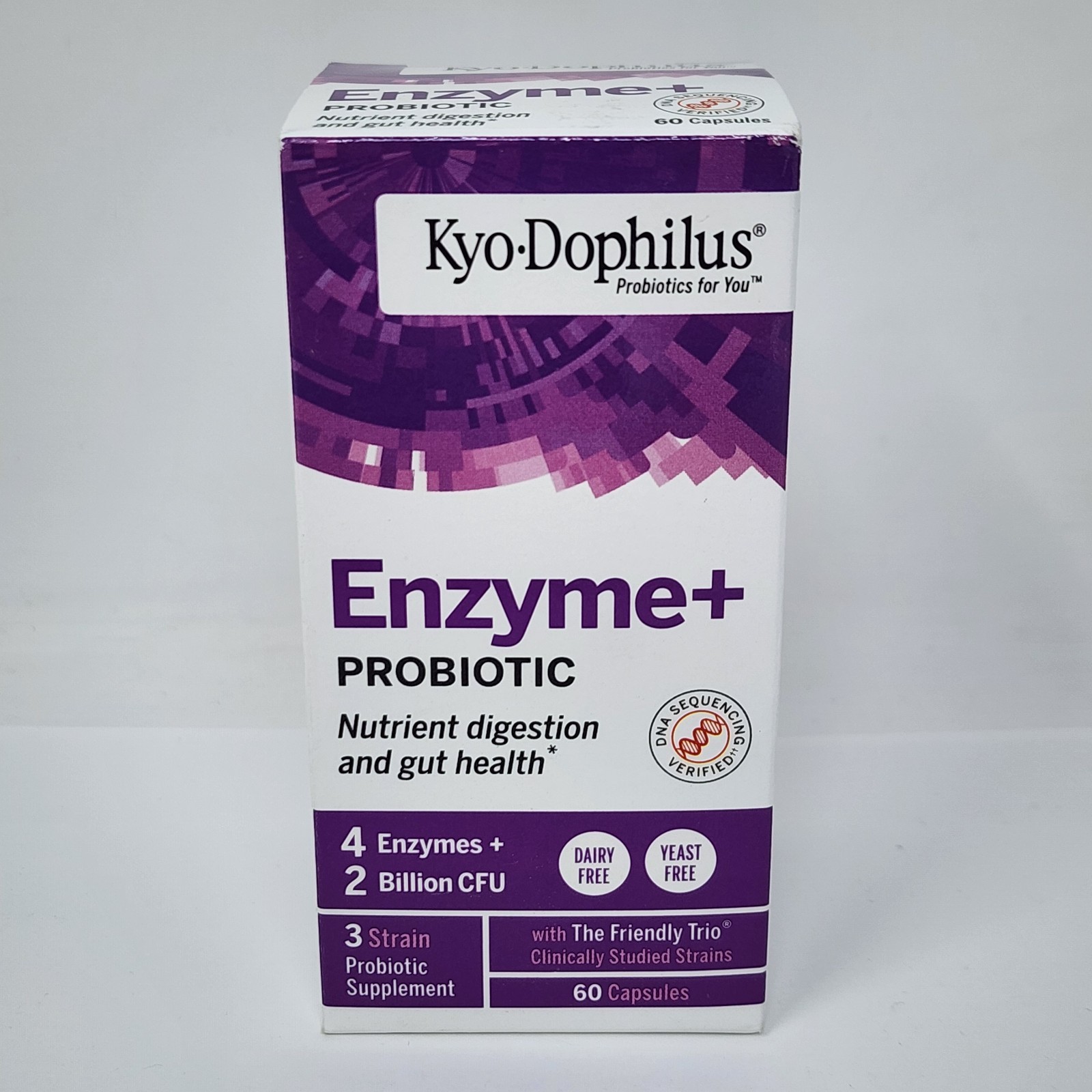 Kyo-Dophilus Enzyme+ Probiotic, 60 Capsules Exp 09/2027