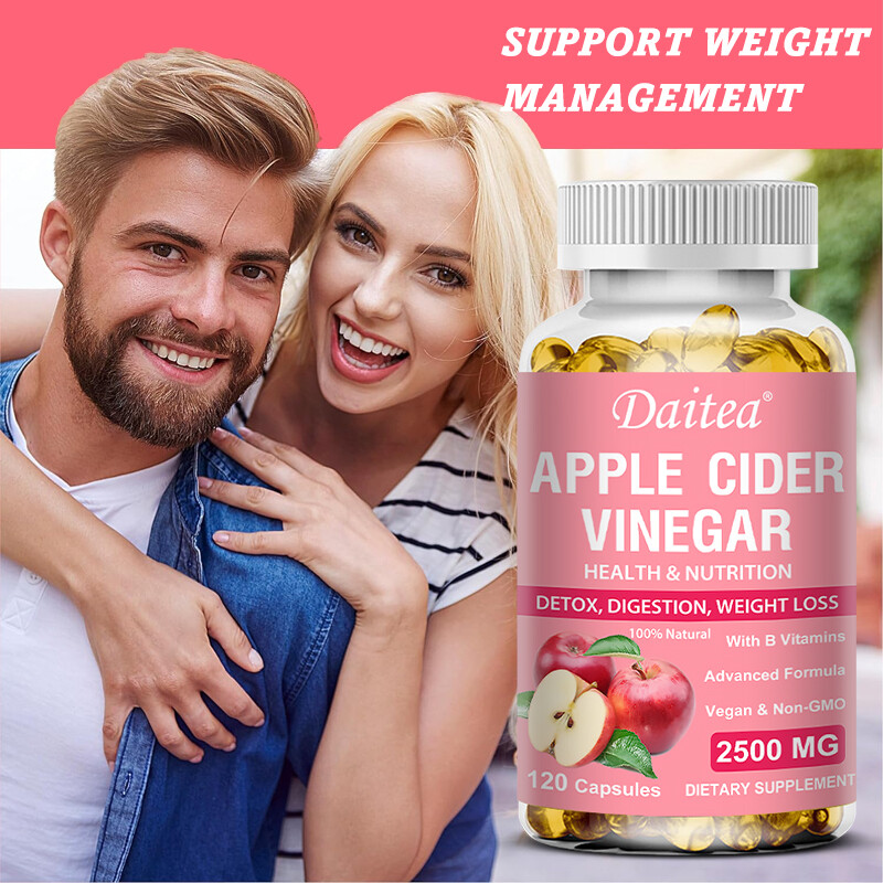 Apple Cider Vinegar Capsules—Detox Cleansing—30 To 120 Capsules