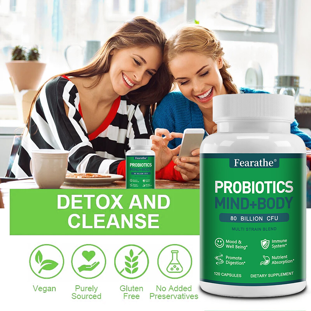 Probiotics, Digestive Enzymes & Prebiotics – Mood Boosting & Immune Support