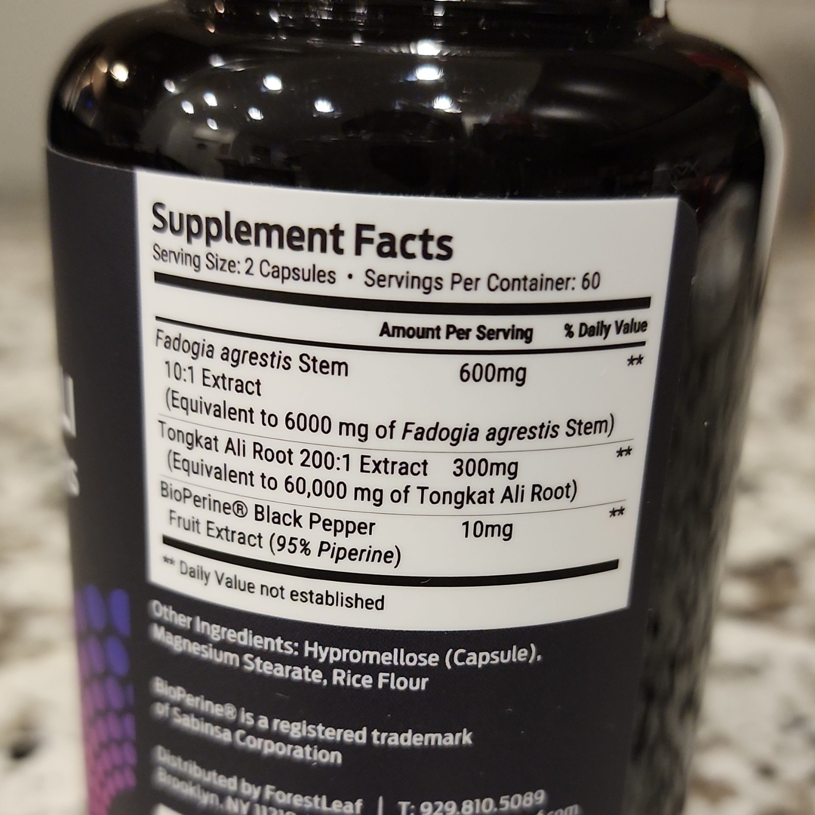 ForestLeaf Fadogia Agrestis 120 Capsules