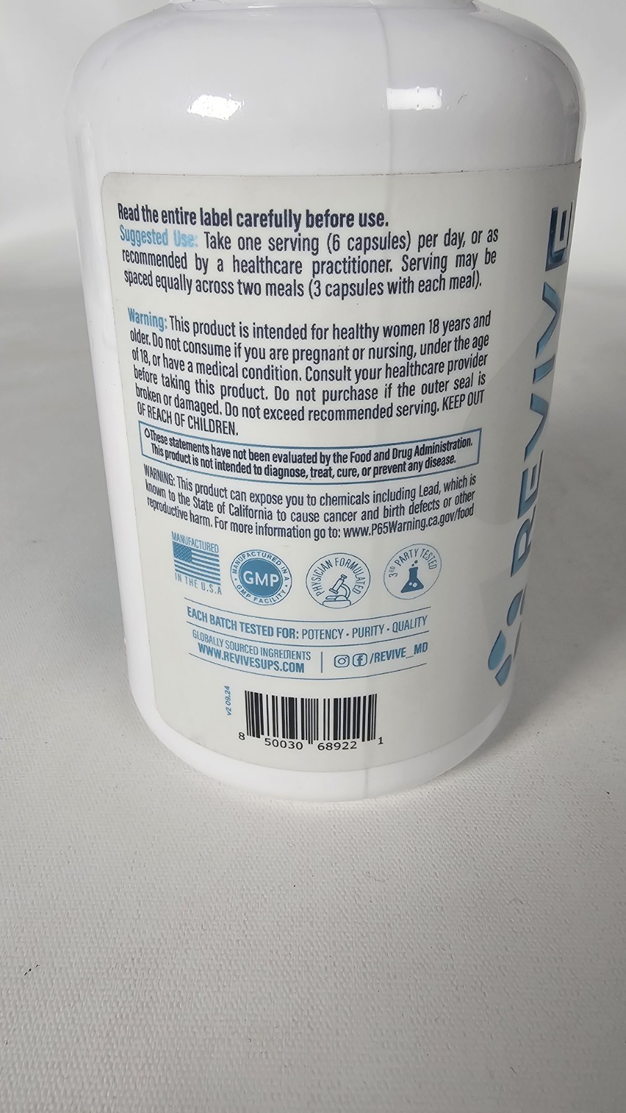 Women’s Health Formulated To Support Hormonal Balance 180 Veg Caps Exp: 09/2027