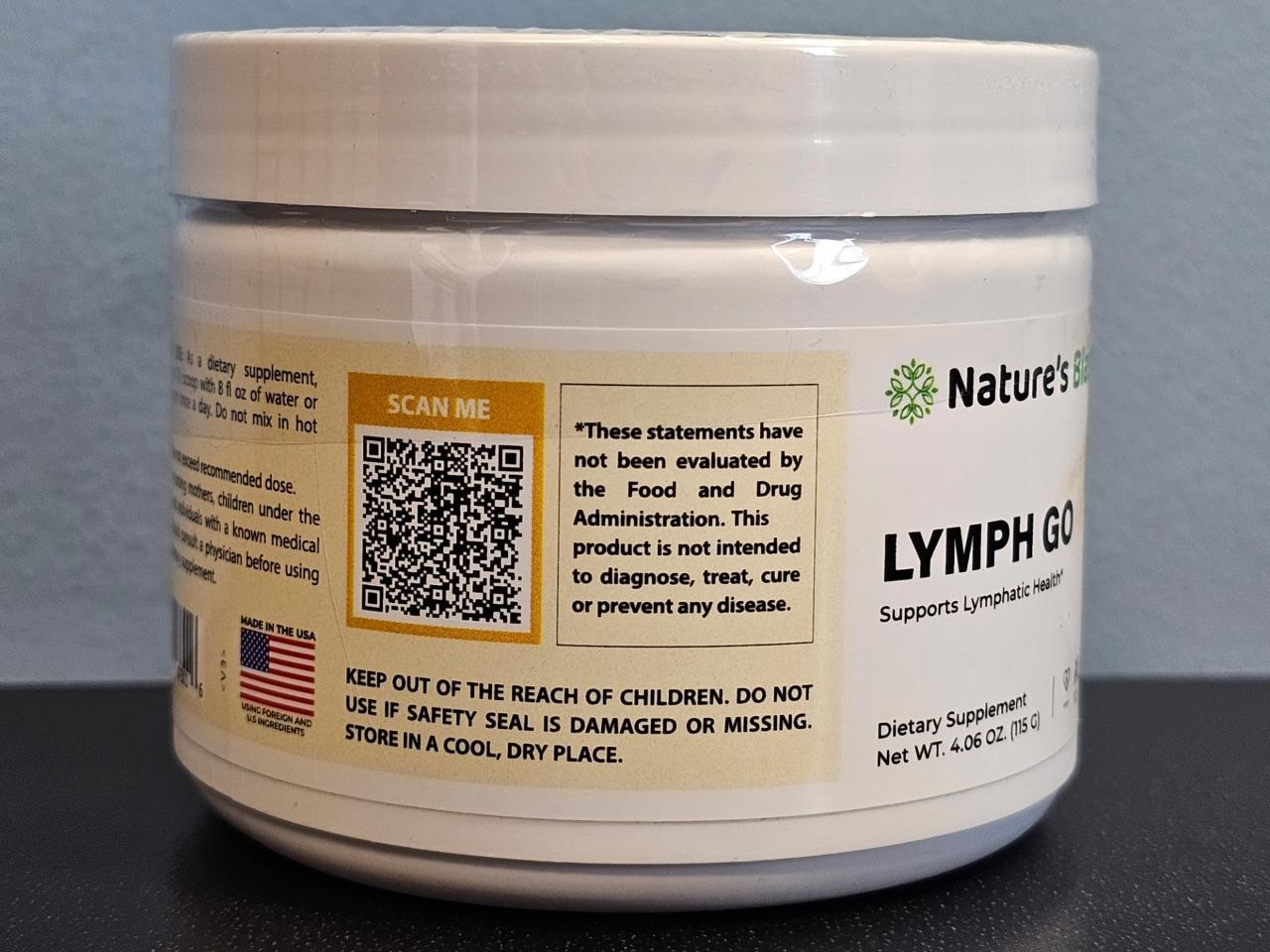 Nature’s Blast Lymph Go Tropical Flavor 4.05 oz – New / Sealed! Exp 4/2027