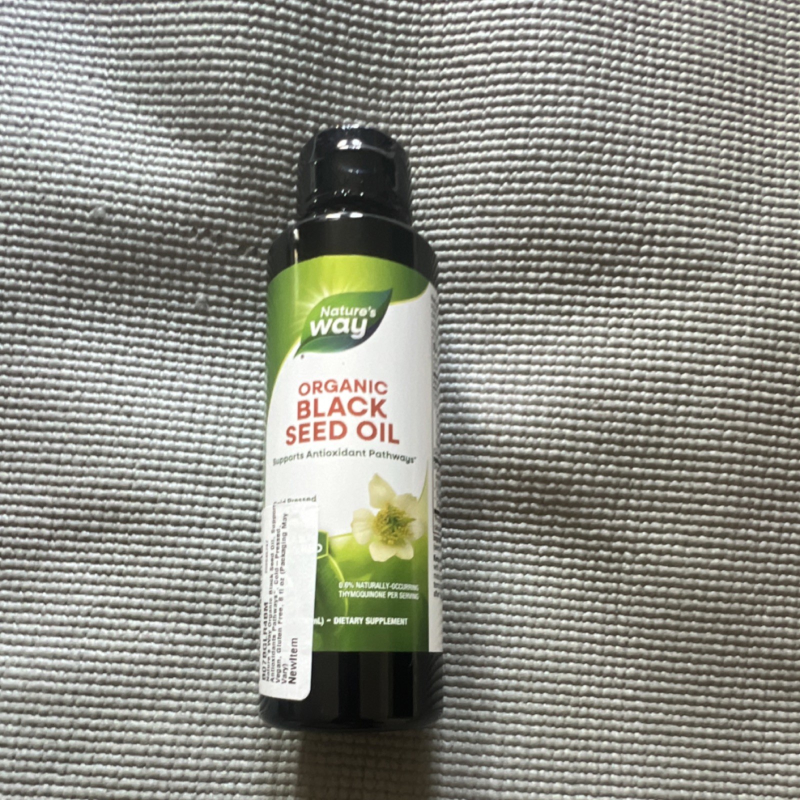 Nature’s Way Organic Cold Pressed Black Seed Oil 8 fl oz Black Cumin Seed Oil