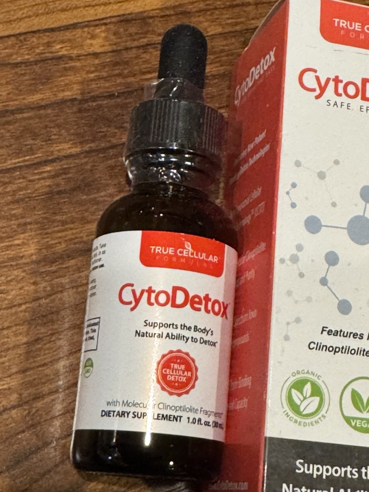 CytoDetox True Cellular Formulas 1 fl oz Detox Supplement New in Box NIB Sealed