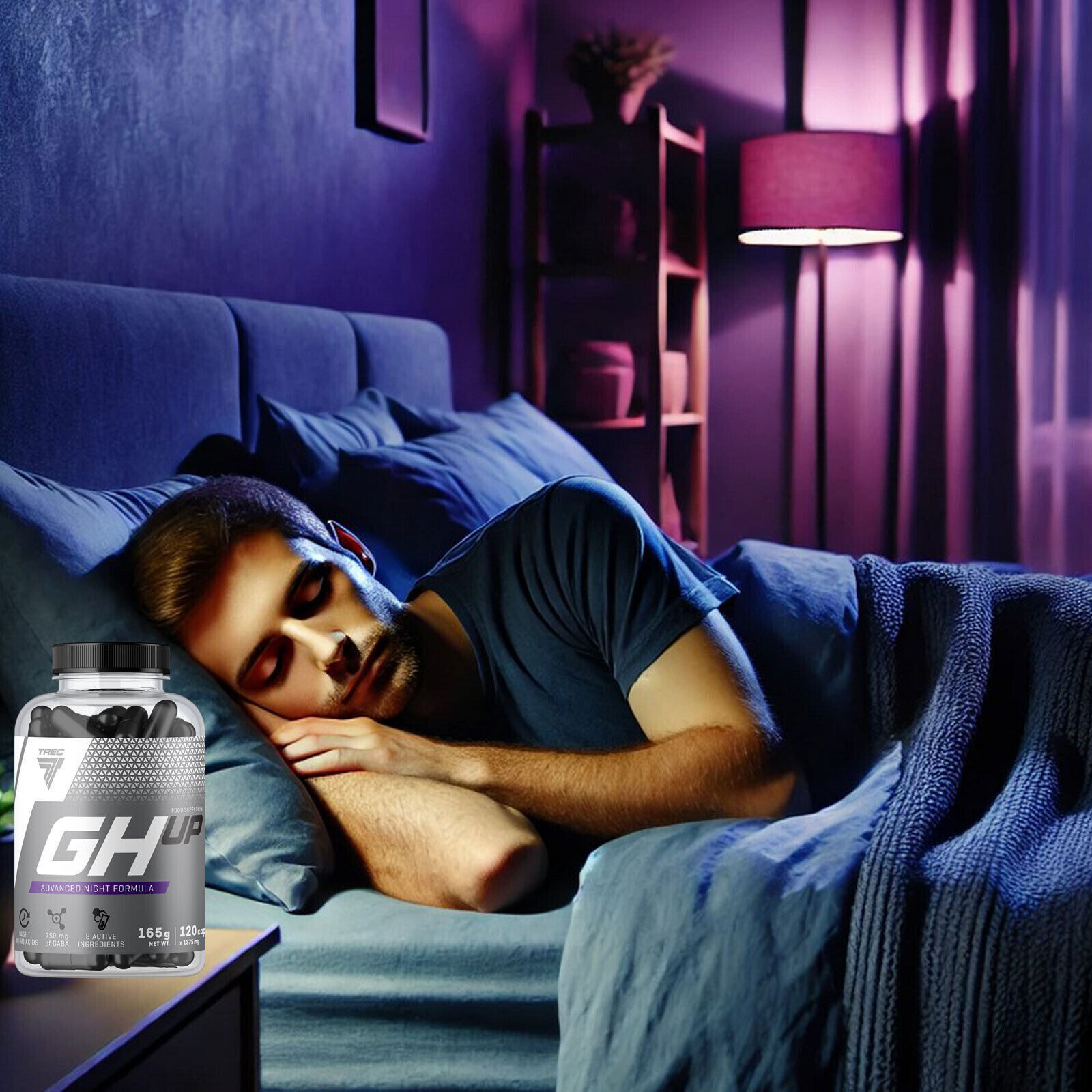 GH UP – 120 Capsules – Supports the body’s regeneration, Improves sleep quality