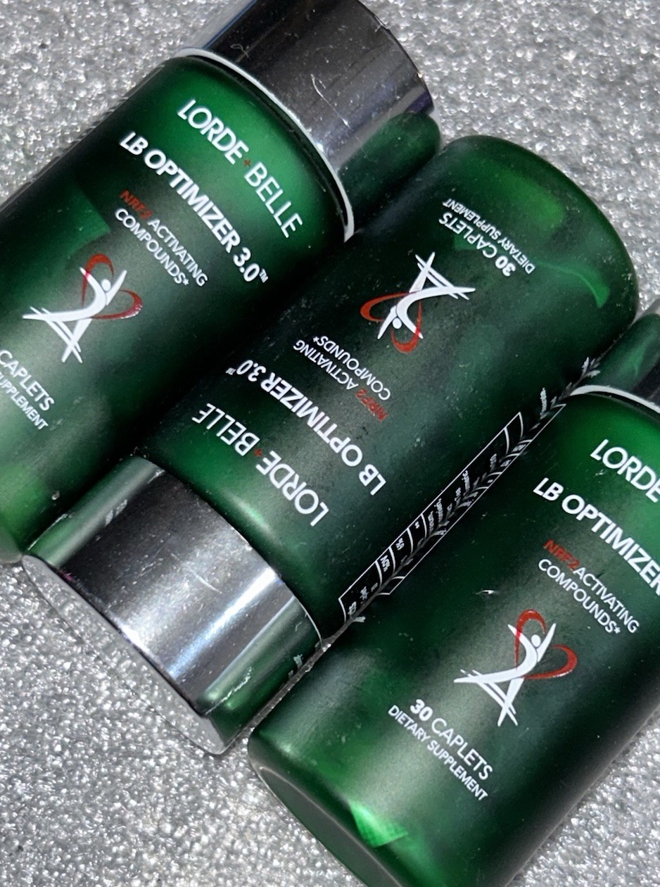 3X Lorde Belle LB Optimizer 3.0 Caplets 30ct Exp 02/2027 Activating Compounds