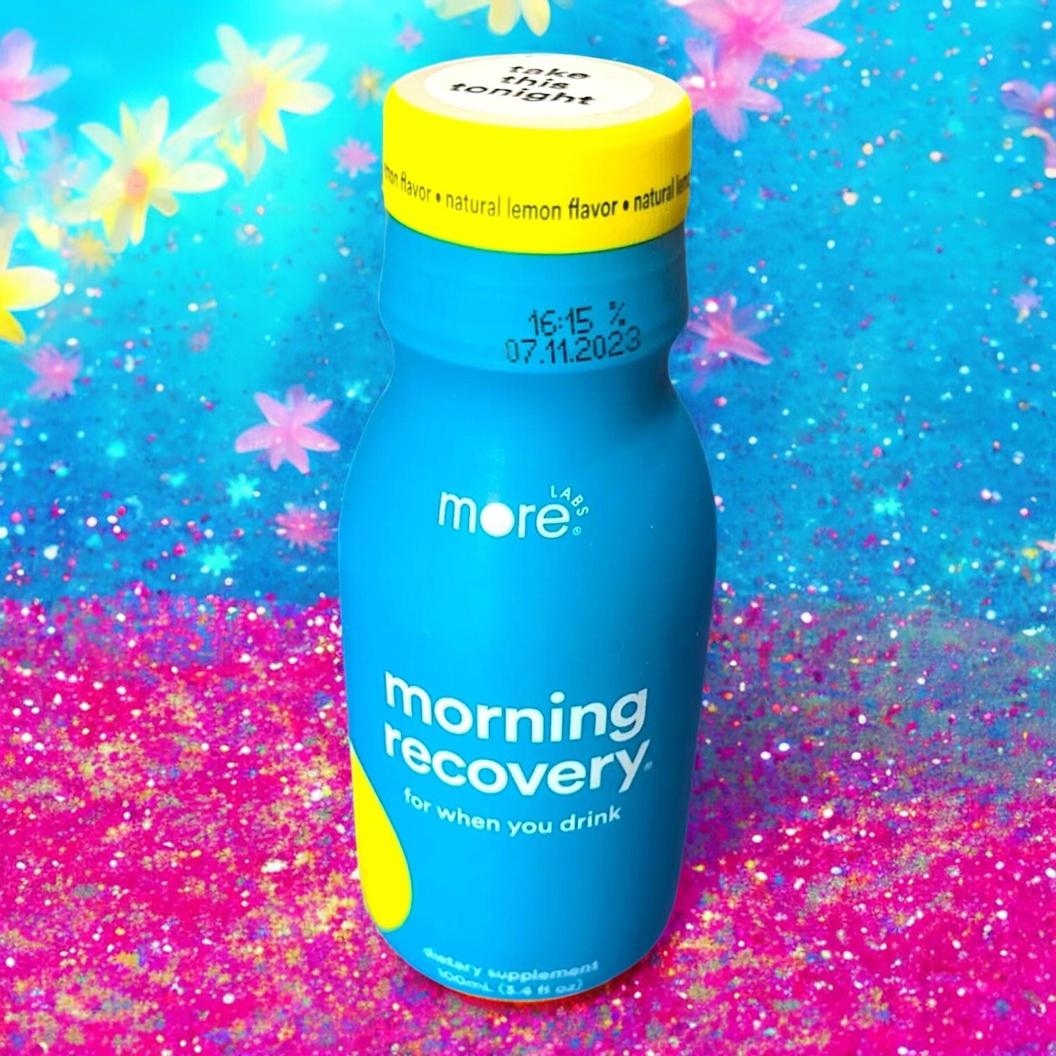 Morning Recovery Hangover Prevention Drink Lemon Flavor 3.4 OZ 6 pack New In Box