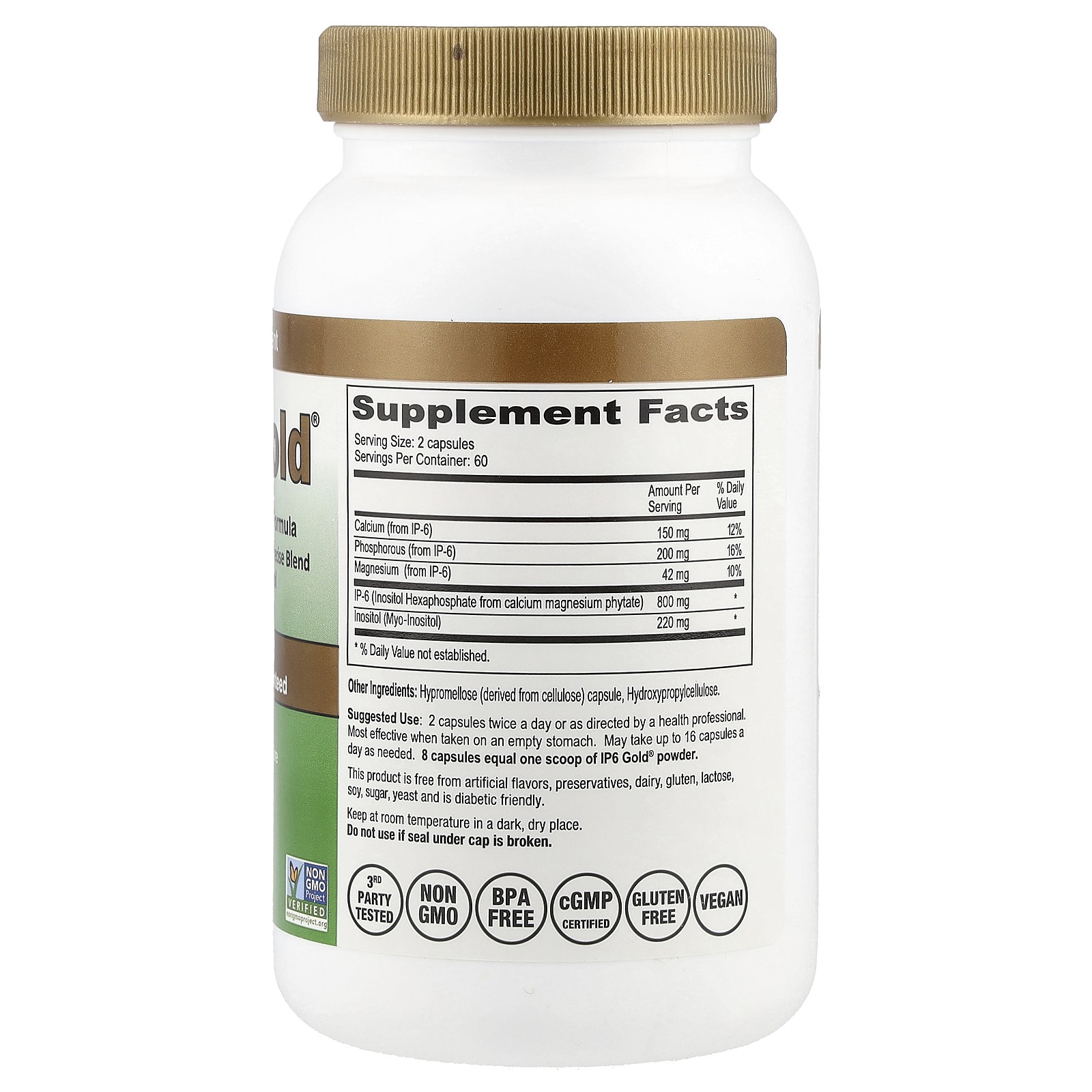 IP6 Gold, Immune Support Formula, 120 Vegetarian Capsules