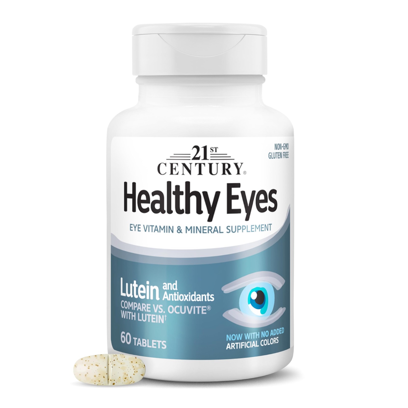 21st Century Healthy Eyes Lutein Eye Vitamin 60 Count (Pack of 1), White
