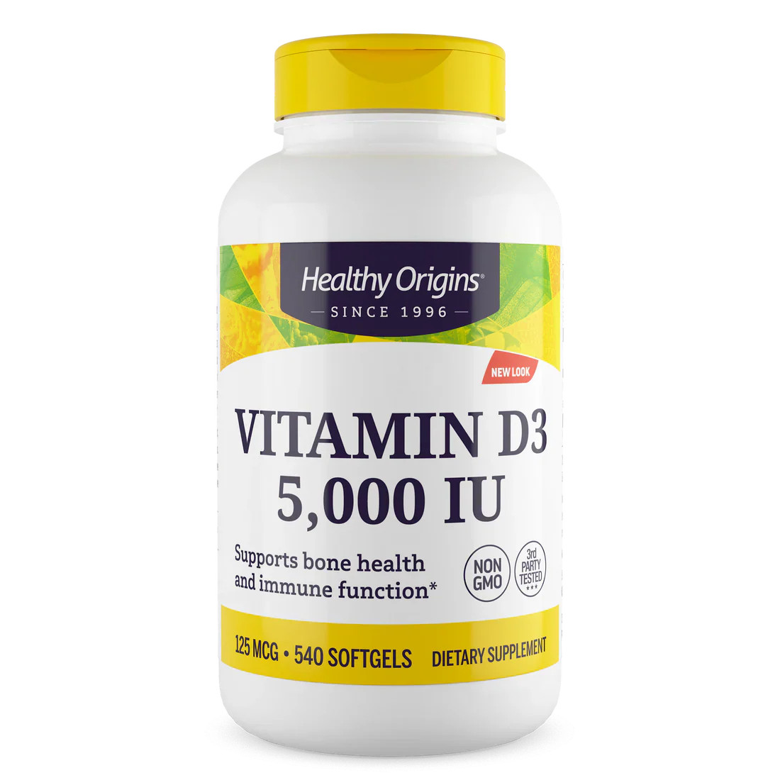 Healthy Origins Vitamin D3 5,000 IU | 540 Softgels