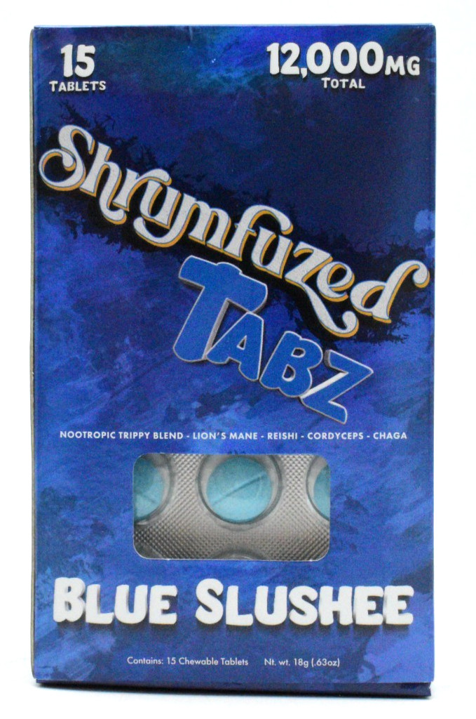 Shrumfuzed Tabz – Blue Slushee Nootropic Chewable Tablets 800mg (15 ct)