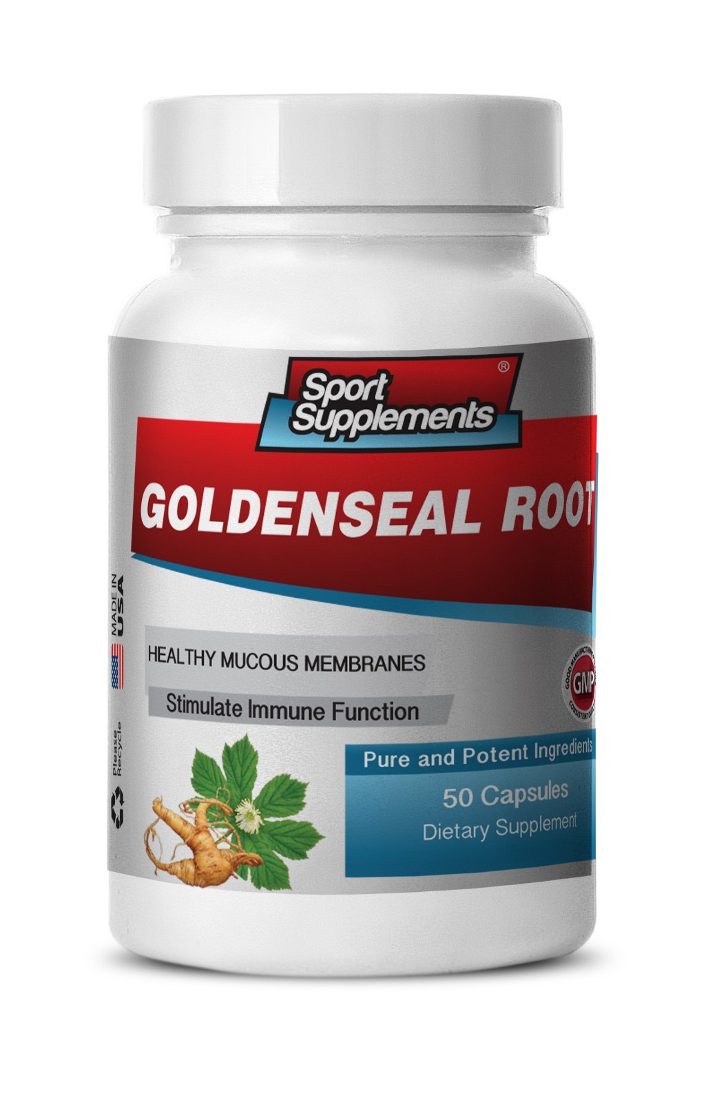 Goldenseal Tablets – Goldenseal Root Hydrastis 520mg – Urinary Tract Health 1B