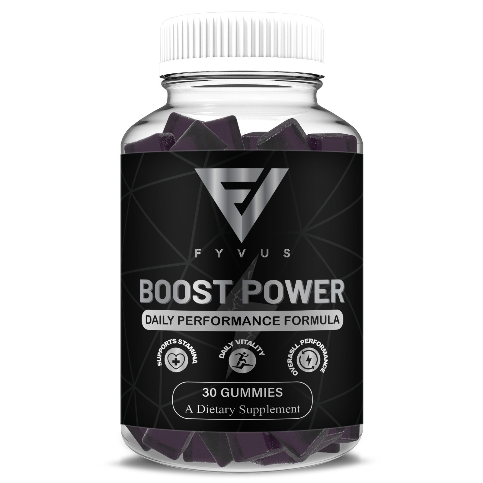 Boost Power Gummies, Boost Power Male Performance Gummy (30 Gummies)