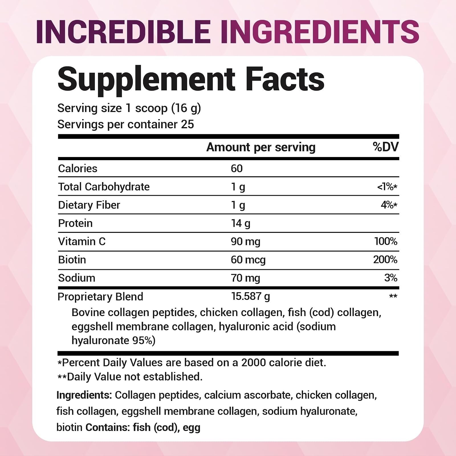 Dr. Berg Multi Collagen Peptides Powder Types I II III V X 25 Servings