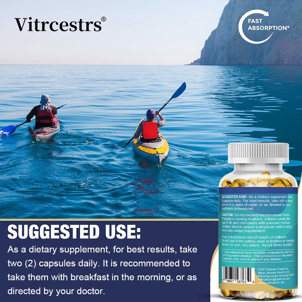 Fish Oil Supplement Fast Absorption Promote Joint Mobility,Reduce Aches & Pains