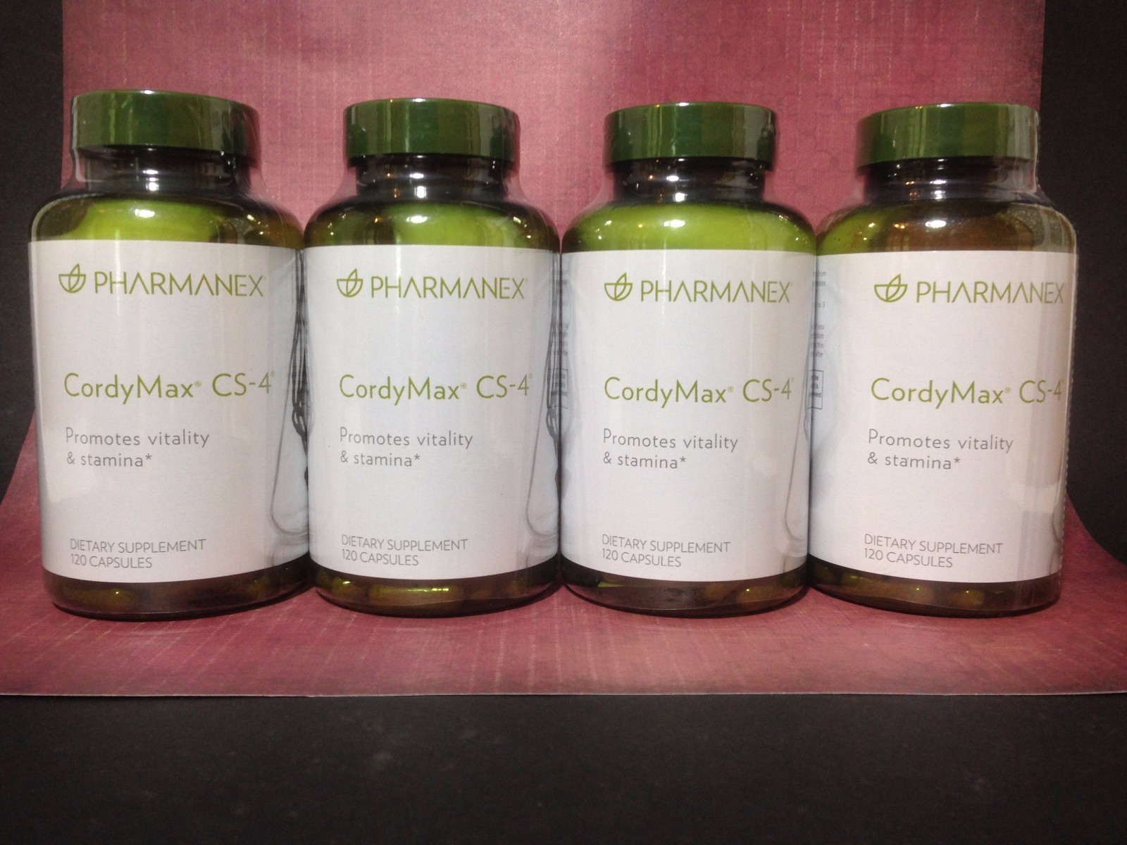Nu Skin Pharmanex CordyMax Cs-4 x 4, 120 Capsules, Exp 06/2025 or later