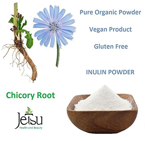 Inulin Powder Organic Chicory Root (FOS), Soluble Inulin Fiber prebiotic