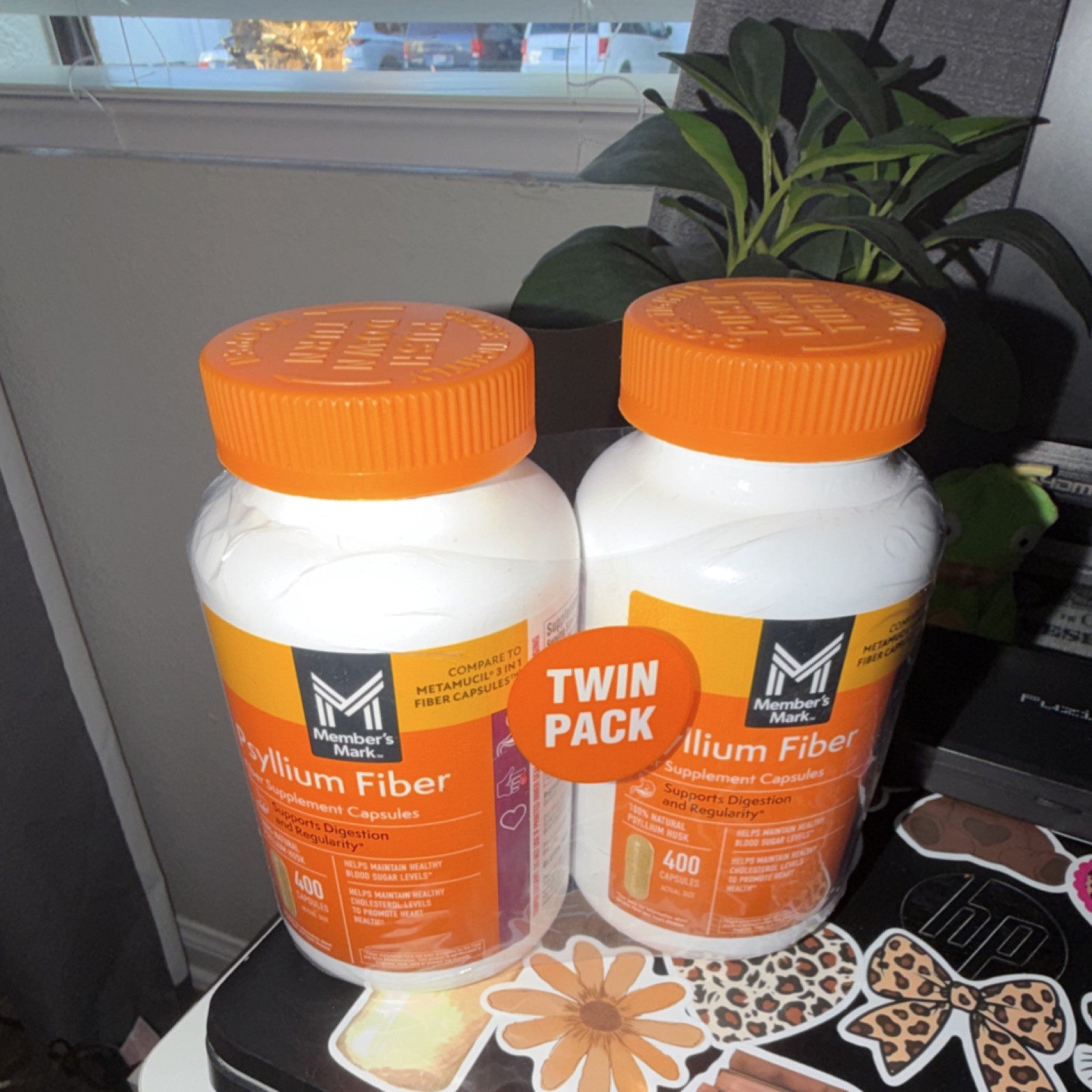 Member’s Mark Psyllium Husk Fiber Capsules Twin Pack 800 Gluten-Free